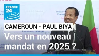 Cameroun  Paul Biya vatil briguer un nouveau mandat en 2025  • FRANCE 24 [upl. by Llerrad852]