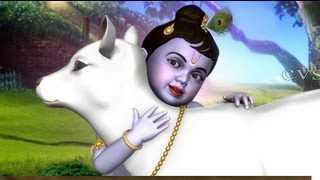 Tharangam Tharangam 3D Animation Rhymes  Krishna Songs [upl. by Mossberg831]