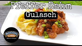 Pfeffer Rahm Gulasch 🤠🔥🔥 [upl. by Yelhsa]