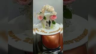 Sajavat cake readymade flower roj chocolate cake [upl. by Leira]