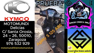 Kymco agility S abs 125cc PRUEBA 125cc motos kymco motovlog motocicletas [upl. by Nivrag]