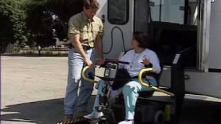 Ricon SSeries Wheelchair Lift Operation  Schetky NW Bus Sales [upl. by Erastus]