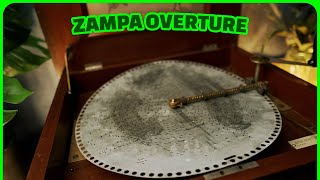 Regina 15 12quot Music Box  Zampa Overture Herold [upl. by Annoynek]