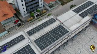 Sistema Fotovoltaico  Escola Lourdinas  Campina GrandePB [upl. by Hgielanna]