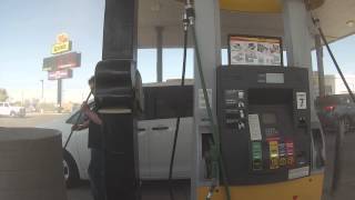 Concrete Sawing at Loves Travel Stop Gila Bend AZ 3 August 2014 Passenger View GP020074 [upl. by Vizzone]