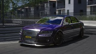 Assetto Corsa Audi A8 V10 S8 Bi Turbo at Cervia GP [upl. by Kutchins332]