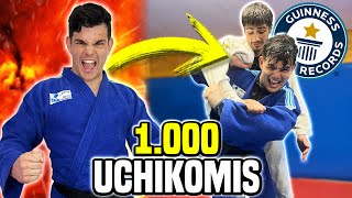 ME ENFRENTO al RETO de 1000 TÉCNICAS DE JUDO en 12 HORAS 🥋🥇 Me Destrozo los Brazos 💥 [upl. by Kunkle850]