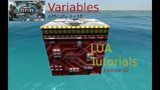 LUA Tutorial 02  Variables [upl. by Nauqel774]