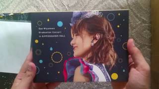 Unboxing Miyazawa Sae Graduation Concert in Nippon Gaishi Hall [upl. by Adnoyek]