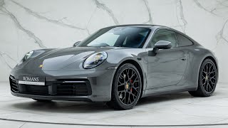 2024 Porsche 911 992 Carrera 4S  Agate Grey  Walkaround  Engine amp Exhaust Sound [upl. by Eric]