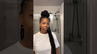 distressed faux locs tutorial fauxlocshairstyles fauxlocstutorial fauxlocs [upl. by Vogeley]