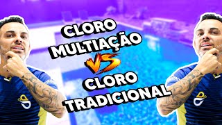 QUAL É MAIS EFICIENTE NA MINHA PISCINA CLORO MULTIAÇÃO OU TRADICIONAL [upl. by Ydaj]