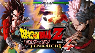 XENO VEGETA VS GOKU BLACK IN BUDOKAI TENKAICHI 4 Z Difficulty Steam Deck [upl. by Zetta664]