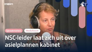 Pleuris brak uit toen vervangend NSCleider Van Vroonhoven over asielplannen begon  NPO Radio 1 [upl. by Salguod411]