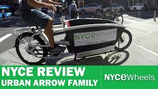 Urban Arrow Family  Electric Cargo Bike Review [upl. by Sloatman]