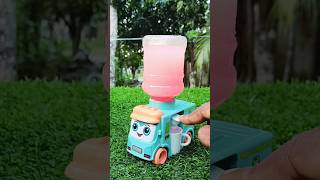 Cute track drinking dispenser with unblock review lipsa pump video kmvideo funny shorts [upl. by Norihs]