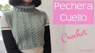 PECHERA de CROCHET con ESPIGAS TODAS las TALLAS FÁCIL PASO a PASO [upl. by Kasey]