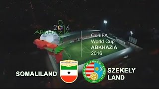 Чемпионат Мира по футболу ConIFA 2016 Сомалиленд — Секейский край Игра за 910 место 03062016 [upl. by Storfer]