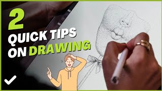 Graphite pencil drawing Best tips and tricks realistic skin textureshading practice [upl. by Aholla]