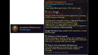 zandalari windreaver ascension [upl. by Paxton502]