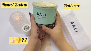 Bali Wax Honest Review  Olive Wax  How to Use  Fashionista Diaries [upl. by Oberheim]