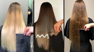 Top Amazing Long Hair Cutting Tutorials Compilations Long Hairstyle Transformations 2018 [upl. by Efren]