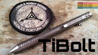 Review Fellhoelter TAD TiBolt BoltAction Pen  Triple Aught Design Edition [upl. by Qooraf]