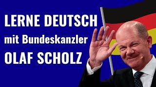 Wortschatz B2 C1 C2  Fließend amp Akzentfrei Deutsch lernen mit Olaf Scholz [upl. by Yrolg]