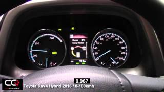 Toyota Rav4 2016 Hybrid 060mph  0100kmh [upl. by Nolahc]