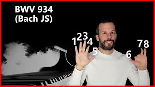 JS Bach  Little Prelude BWV 934 [upl. by Weiner695]