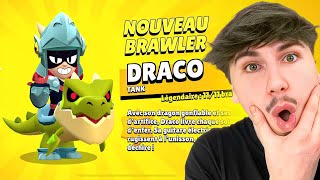 JACHÈTE ET DÉCOUVRE DRACO  Nouveau Brawler Légendaire [upl. by Eileme]