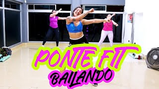 PONTE FIT BAILANDO en CASA  Cardio Dance 79  Non stop Zumba Class  Natalia Vanq [upl. by Trescha]