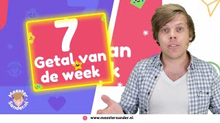 Bewegend leren  Getal van de week  7  Maandag [upl. by Ativla]