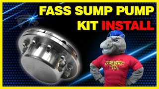 FASS Sump Pump Kit Install Eliminate 14 Fuel Tank Issue STK5500 [upl. by Dowlen]