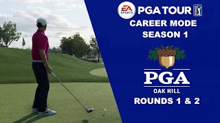 EA Sports Career Mode Season 1 Part 5 PGA Championship Rounds 1 amp 2 [upl. by Dranyam82]