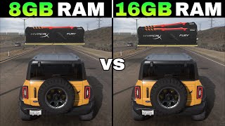 8GB RAM vs 16GB RAM  is 8GB of RAM Enough in 2022  Test in 9 Games [upl. by Elon894]