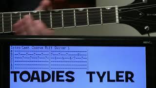 Toadies Tyler Guitar Chords Lesson amp Tab Tutorial [upl. by Eitsyrc]