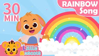 Colors Of The Rainbow  Count To 10  More Little Mascots Nursery Rhymes amp Kids Songs [upl. by Nywg]