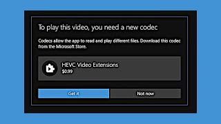 How To Get the Free HEVC Codec for Windows 10  H265  HEVC Video Extensions [upl. by Waddington953]