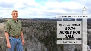 SOLD 507± Acres Recreational Land For Sale Maine Real Estate [upl. by Ahsenyt]