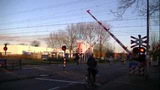 Spoorwegovergang Haarlem  Dutch railroad crossing [upl. by Ailecra]