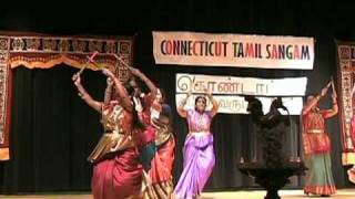 Kolatam dance during Tamil New Year function [upl. by Notsa]