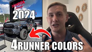 2024 Toyota 4Runner COLORS CONFIRMED Im OBSESSED with one [upl. by Kroo]