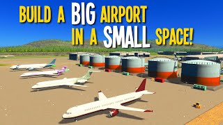 The MOST CHALLENGING Airport Ive EVER Had to Build in Cities Skylines [upl. by Yursa]