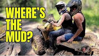 ATV Trails with Canam and Honda  Hot and Dry [upl. by Thornton]