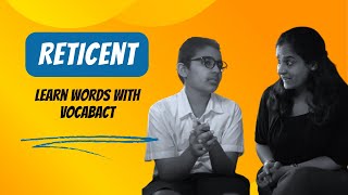 Dont Be Reticent Find out the meaning and improve your English vocabulary [upl. by Asirret]