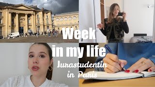 JURASTUDENTIN VLOG  Seminare vorbereiten MealPrepping Klamotten ausmisten Beauty Routine Niia [upl. by Colombi]