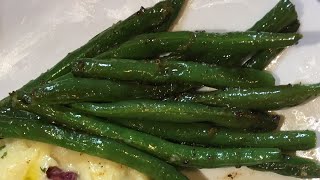 Sautéed Garlic Butter Green Beans [upl. by Silohcin]