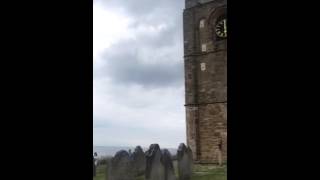 Whitby church clock chimes 600 [upl. by Eadnus]