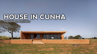 RammedEarth and Wood Retreat A Sustainable Hilltop House in Cunha [upl. by Marcus]